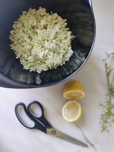Opskrift på hyldeblomstsirup